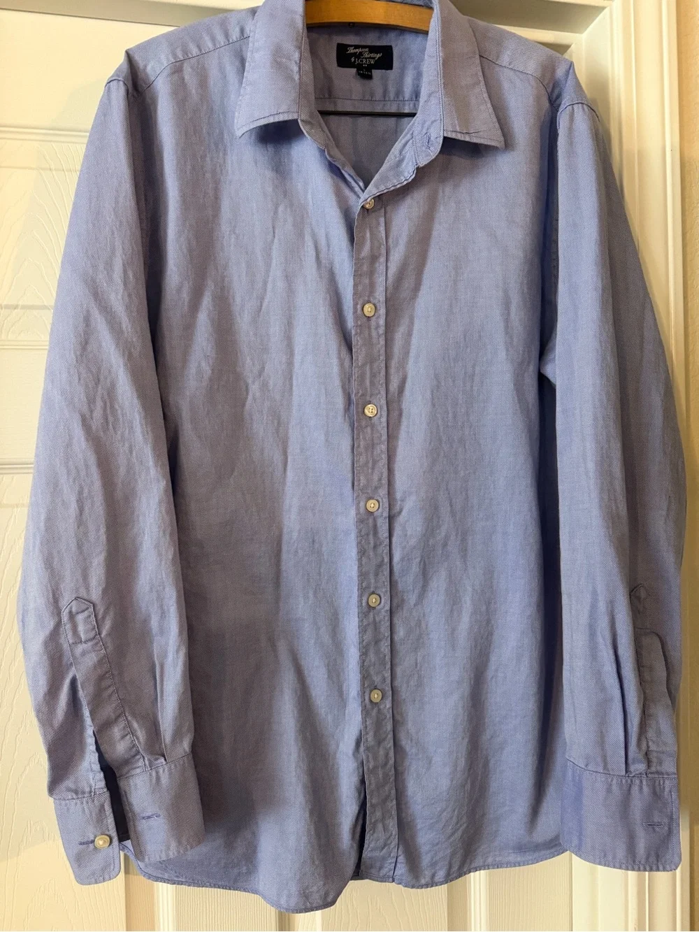 J. Crew Men's Light Blue Button-Up Dress Shirt